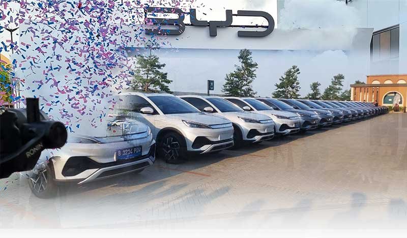 BYD Resmi Kirim Mobil Sebanyak 1.000 Unit Ke Konsumen